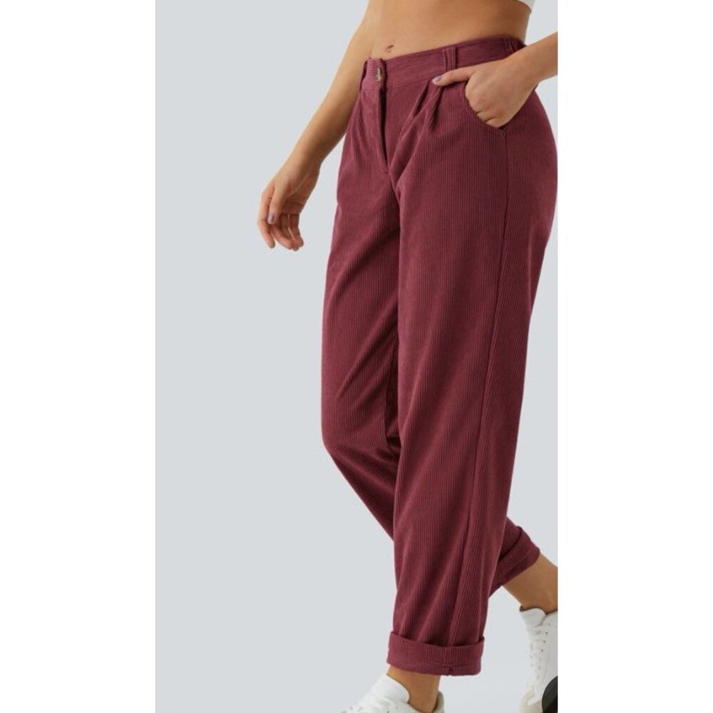 HALARA Burgundy Women's Pants